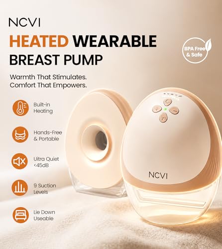 Extractor de leche portátil con calentador NCVI miniatura 2
