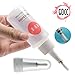 FJNATINH Precision Tip Applicator Bottle, Mini Glue Squeeze Bottle with Brush Tip for Oil, Wood Glue, Craft Glue, Paint, Crafting Fine Dispenser