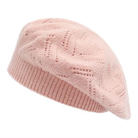 Béret ZLYC en tricot rose Cover