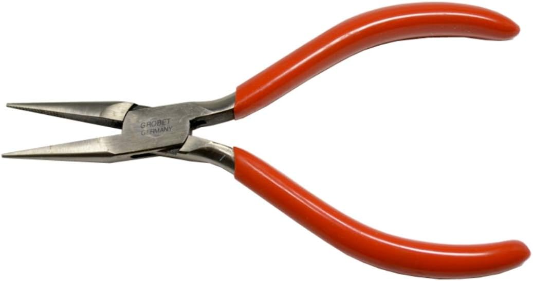 Grobet USA Jewelry Plier Pro Line Chain Serrated Jaws 5-1/4"
