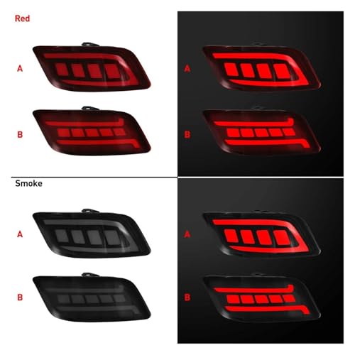 Luz LED trasera secuencial de parachoques para Subaru Forester 2019-2023 3
