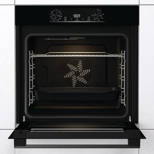Gorenje OptiBake BOS6737 E02B Einbau-Backofen / 77L / AquaClean/Heißluft/ExtraSteam/AirFry/PerfectGrill/Pizzamode 300°C/Schwarz – Bild 5