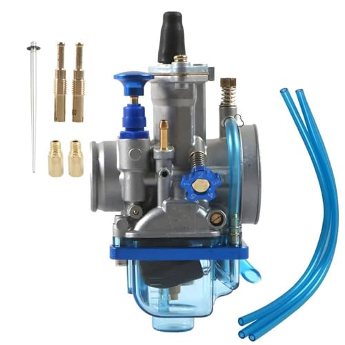 Carburateur PWK 26 mm bleu avec Power Jet pour moto 2T et 4T