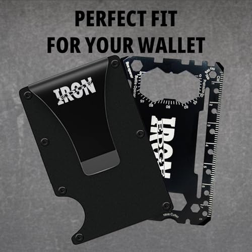 Multi Tool Card Size Gadget Wallet Set | 46 in 1 Mulit Function Pocket kit | Outdoor Camping Multitool | Accessories | Stainless Steel | Perfect for Men, Presents, Christmas Gifts - Image 6