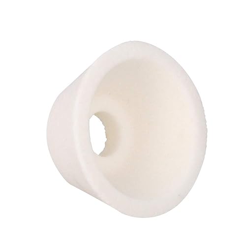 Auniwaig Muelas abrasivas de 1.969 in 80 granos,Ruedas abrasivas de copa de abocinación blanca,para herramientas de pulido de superficie