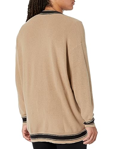 Image of Armani Exchange Women's Collegiate Capsule Oversized Knit Cardigan