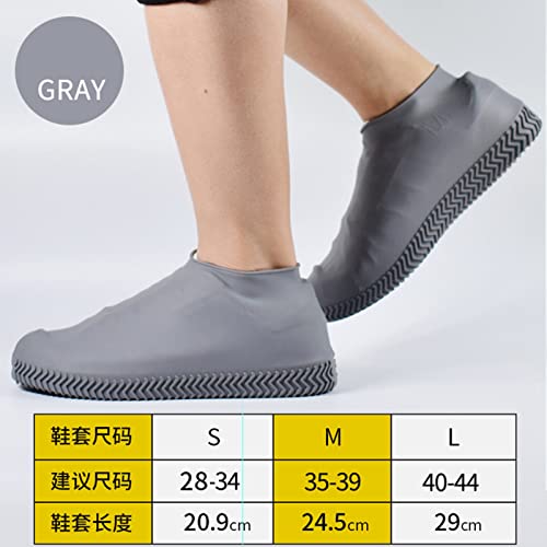Cubiertas reutilizables para zapatos, suelas de silicona impermeables, antideslizantes, fáciles de limpiar, duraderas para camping, pesca, senderismo, actividades al aire libre, playa, limpieza de mascotas miniatura 4
