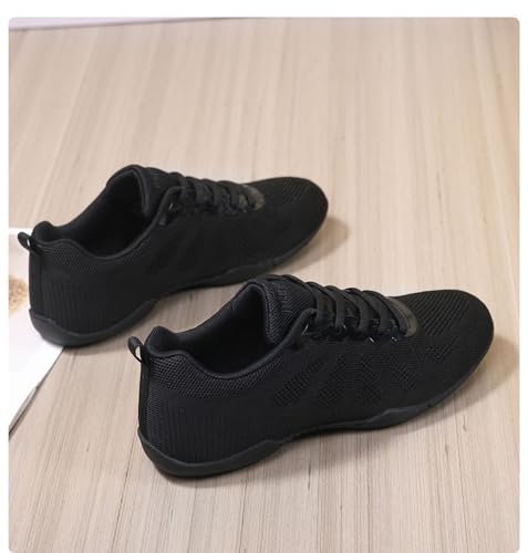 SECHRITE Girls White Cheerleading Cheer Shoes Womens Dance Sneakers Athletic Training Tennis Breathable Competition Walking Shoes3