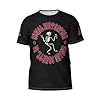 Men's Distortion Rock Band Printed Short-Sleeved Shirts Versatile Round-Neck Tops Comfortable and Trendy Shirts Multicolor L #3