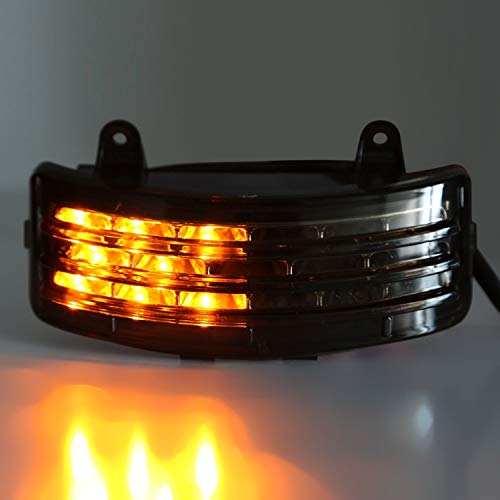 CICMOD Tri-Bar Led Rear Tail Brake Fender Tip Light for Harley Touring Road King 96-13 - Thumbnail 5
