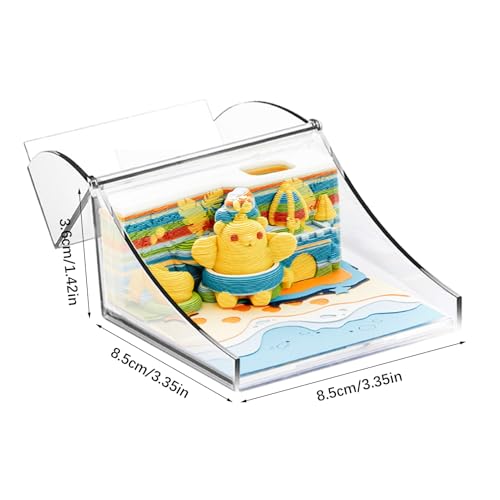 Bloc-notes 3D créatif pour organiser vos journées au bureau