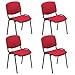 Produktbild NOWY STYL WCI01-R65Z-BBV095-000228 - ISO 4L-BL V79 Besucherstuhl Iso Leder RT/SZ