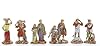Moranduzzo Set 21 Pastori e 1 Cammello Adatto a Presepe da 3,5 cm Scala 1:50 – MICRO 3,5 – Statuina Indistruttibile, Stile '700, Rifinita a Mano, Scultore M. Landi, Made in Italy #2