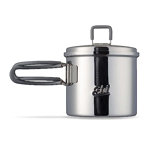 Esbit Outdoor Kochtopf 625 ml - Camping Topf aus hochwertigem Edelstahl -...