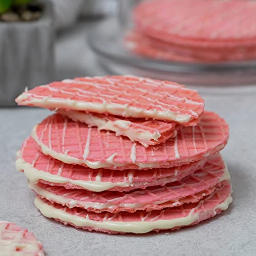 Image of NOVANOVA Waffle Butter Cookies - Red Velvet | Vegetarian, 100% Eggless | With No Added Preservatives | Freshly Baked For Your Order - Box Of 10