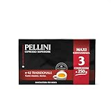 Pellini N.42 Tradicional, Café Molido para Moka de Sabor Vigoroso e Intenso, Mezcla de Arábica y Robusta con Tueste Decidido, 3 Paquetes de 250g