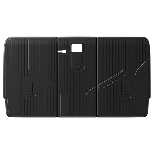 3W Housses de Siège Arrière Compatible avec Tesla Model Y 2020-2024 (Pas pour Model Y Juniper), Tapis de Coffre pour Sièges Arrière en Thorex™,...