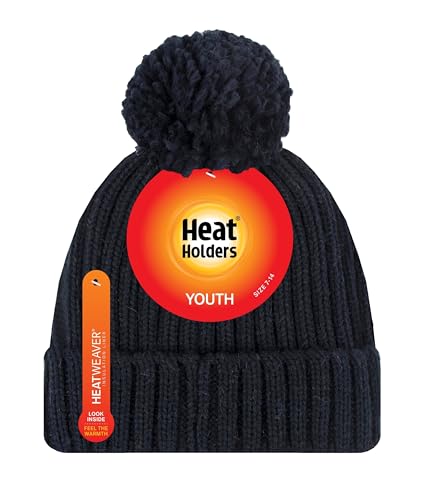 HEAT HOLDERS Girls Enchanted Forest Hat Black/Girls 7-142