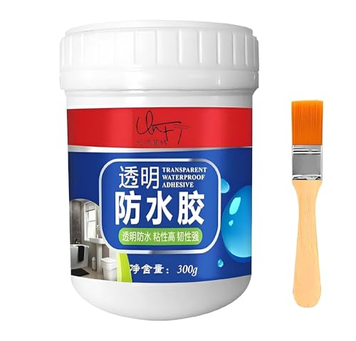 Image of Invisible Waterproof Glue & Liquid Sealant (300 Grams) - Transparent Repairing Leak Waterproof Adhesive Coating for Roof Seepage, Bathroom Tiles, Walls & Balcony | Indoor & Outdoor Use