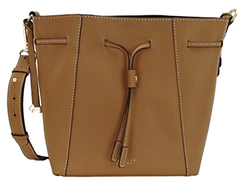Image of RADLEY Bucket Bag Drawstring Crossbody Leather Medium Rose Alley Brown (Dark Butter)