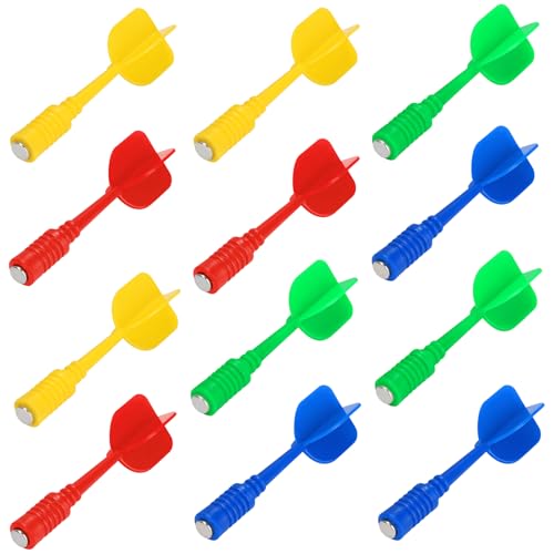 Accmor 16pcs Magnetic Darts Magnetic Darts Replacement for Magnet Dartboard