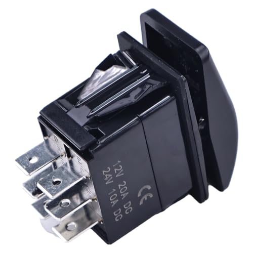 Interruptor basculante VLD1S00B compatible con Carling 20A 12V 2
