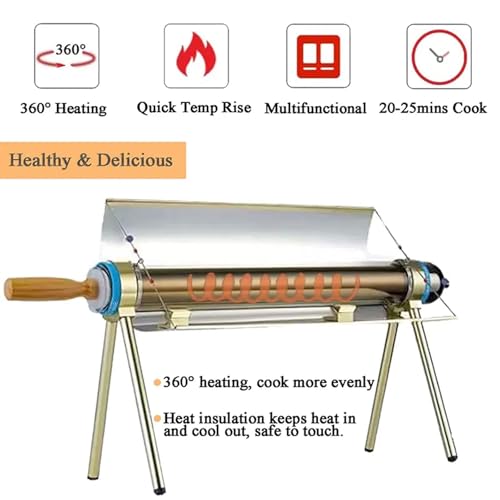 Gril solaire portable 1,5L : cuisson écologique sans feu de 150 à 290°C - 3