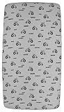 Picture of Dear Baby Gear - Baby Crib Sheets - Toddler Bed Sheets - Breathable Fitted Bed Sheet - Nursery Bedding - Cribs Mattress Cover - Crib Sheet for Girls & Boys - 52x28x10 (Farm Tractors & Fence Print)