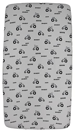 Dear Baby Gear - Baby Crib Sheets - Toddler Bed Sheets - Breathable Fitted Bed Sheet - Nursery Bedding - Cribs Mattress Cover - Crib Sheet for Girls &...