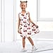 decor gift Girl Spring Dresses Toddler Baby Fashion Lovely Red Cherry Bow Polka Dot Party Dress 4T