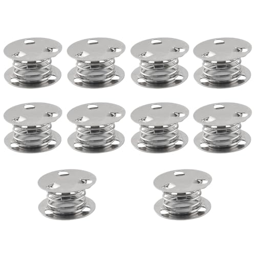 Ressorts en métal CHENJIN 15 x 25 mm avec spires en acier argenté