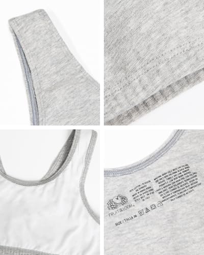 Image of Fruit of the Loom Women's Built Up Tank Style Sports Bra Fashion Colors