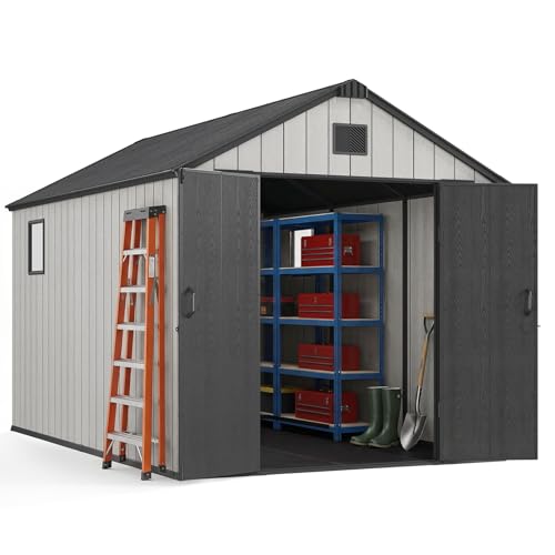 Jocoevol 8x12 ft Resin Storage Shed