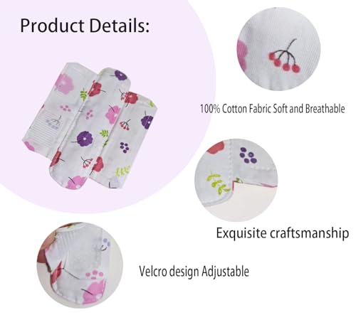 GZFQJJ 4 bra shoulder strap pads Shoulder pain relief pads for bra shoulder strap cushioning Shoulder pads (pink flowers)