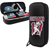 大谷翔平 ペンケース 大容量 筆箱 多機能 おしゃれ レザー 革 ペンポーチ 男の子 女の子 子供 シンプル ツール 高校生 大学生 社会人用 中小学生