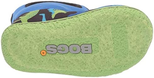 Bogs Baby Waterproof Insulated Snow Boot, Dino-Electric Blue Multi, 7 US Unisex Infant | Image 3