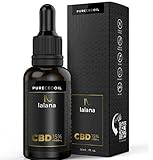 LALANA CBD Oil - Auténtico Aceite CBD 15% | 30ml | 4500 mg CBD puro | Fórmula mejorada - Base de Aceite MCT (coco), curcumina y piperina | 0% THC cannabidiol