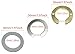 1set Faucet Fixing Nut Inside Diameter 1.22 inch/31mm Hot and Cold Faucet Fixing Tool Lock Nuts to Prevent Kitchen and Bathroom Faucets from Loosening (Brass)
