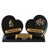 PERSONNALISABLE : laissez 3 messages uniques à personnaliser sur la plaque mortuaire