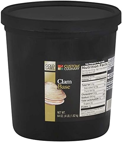Custom Culinary Gold Label Clam Base, 4 Pound -- 3 per case.