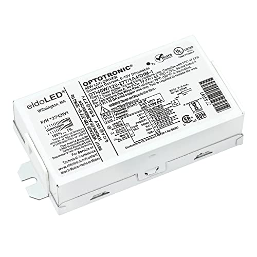 Image of *2743W1 OPTOTRONIC Programmable Compact 40 Watts Constant Current LED Driver, 0-10V Dimmable OTi40W /120-277 /1A4 DIM-1 - Replacement /Compatible with Osram 57351