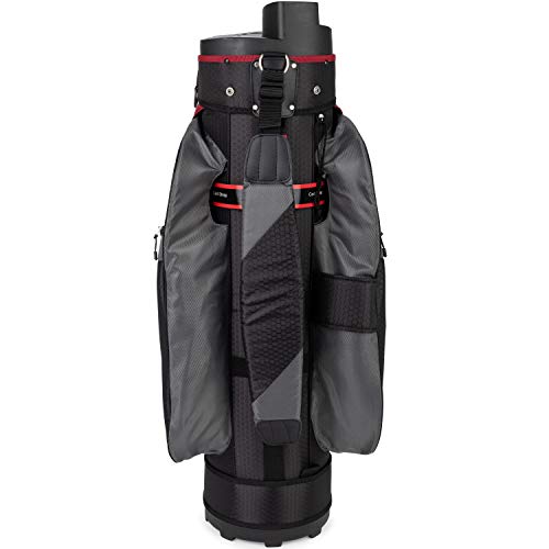 Founders Club Generation 2 Organizer Golf Cart Bag for Men with 14 Way Head Lock Anti Rattle Divider Top (Charcoal) - Thumbnail 3