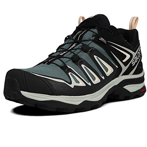 Salomon X Ultra 3 Gore-Tex (wasserdicht) Damen Trekking- & Wanderschuhe, Grün (Balsam Green/Mineral Gray/Bellini), 36 EU