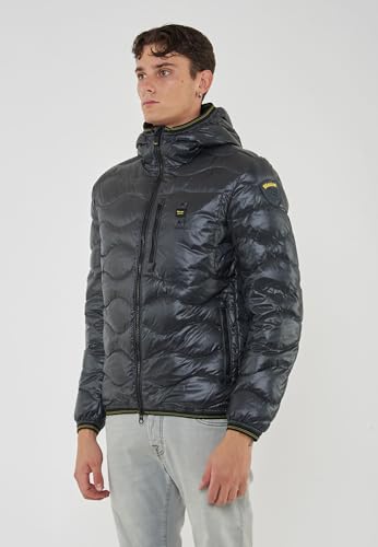 Blauer Piumino Leggero Ad Onde Wave (It, Testo, S, Regular, Regular, Grigio Antracite) - 5