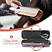 EUGOOCX Hard Travel Case Compatible with Dyson Airstrait HT01 Hairdryer Straightener, Portable Storage Bag for Hair Straighteners Accessories(Blue, Small)