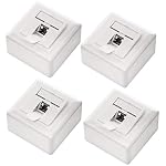 deleyCON – deleyCON CAT6a Universal Netzwerkdose 1x RJ45 Port geschirmt