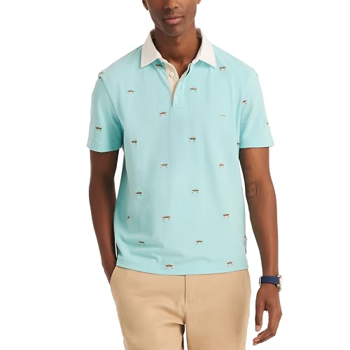 Polo Nautica coupe classique imprimé Antigua Surf en coton respirant homme