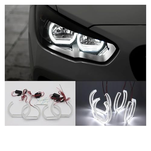 Ojos de ángel LED para BMW Serie 1 F20 F21 kit de faros cristal hielo tuning 3