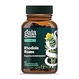 Gaia Herbs Rhodiola Rosea - Stress Support Supplement Traditionally for Supporting Healthy Stamina & Endurance - with Siberian Rhodiola Root Extract* - 60 Vegan Liquid Phyto-Caps (60 Servings)