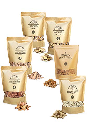 Smokey Olive Wood AHLNVW3-06-1.7L Trucioli per barbecue,